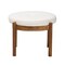 Baxton Studio Iliana Japandi Cream Boucle Fabric and Walnut Brown Finished Rubberwood Ottoman Footstool 228-12964-ZORO - alternate 4